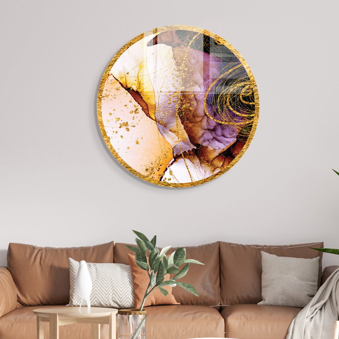Wallity Cuadro Decorativo de Vidrio Templado Multicolor 60 cm